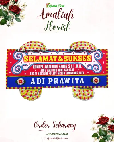 Karangan Bunga Ucapan Selamat di Botekan