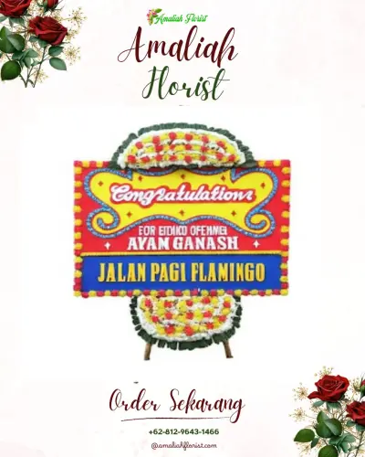 Bunga Papan Congratulation di Botekan